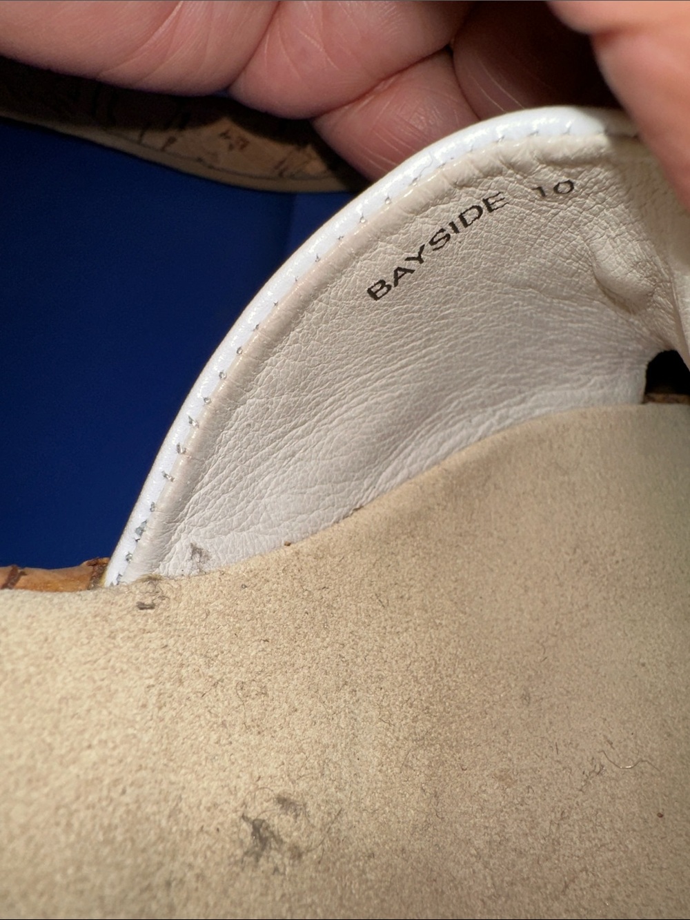 Women’s White Studded Slide Sandals - Picture 3 of 4